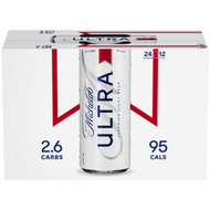 Michelob Ultra 24pk Can **NFD** (12oz)