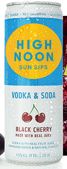 High Noon Black Cherry Hard Seltzer Single (355mL)