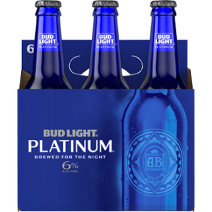 Bud Light Platinum 6pk Btl (12oz)