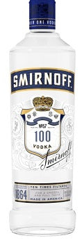 Smirnoff 100pf Vodka  (375mL)