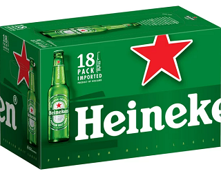 Heineken 18pk Btl (12oz)