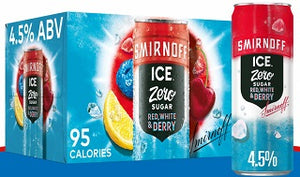 Smirnoff Ice Zero Sugar Red White and Berry 12pk (12oz)