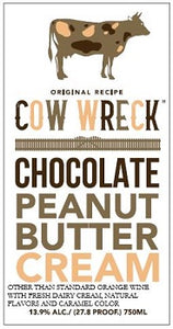 Cow Wreck Chocolate Peanut Butter Cream Liqueur